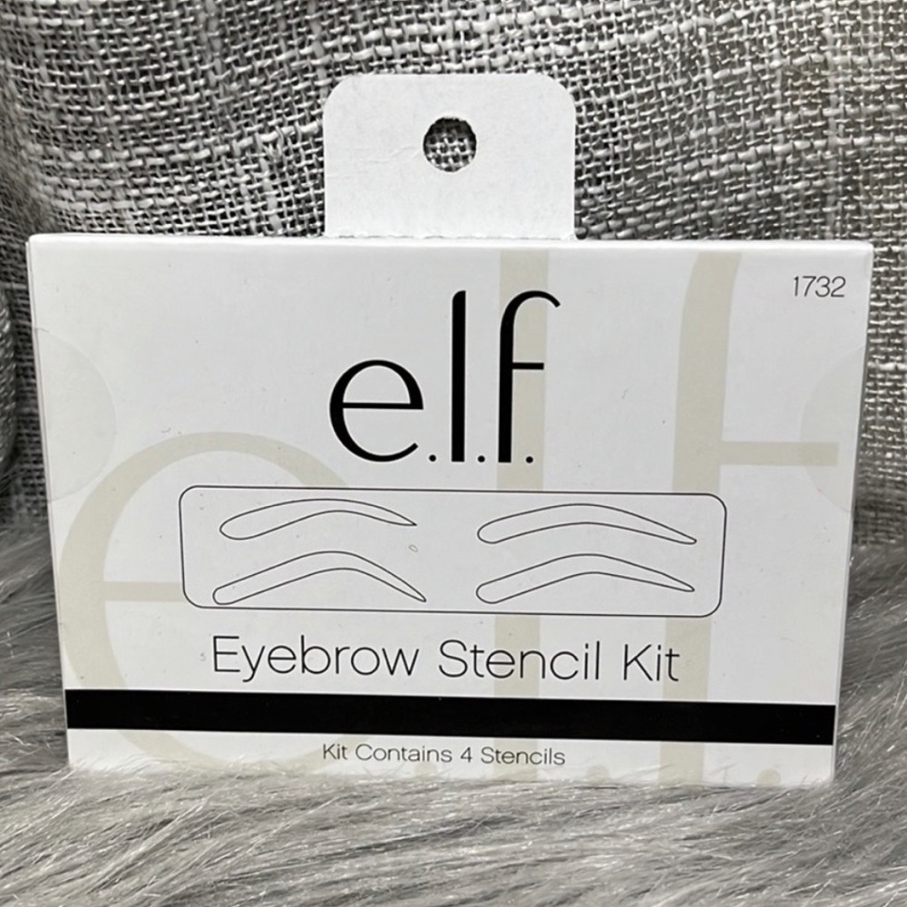 2 Pieces Eyebrow Stencils and wax pencil by e.l.f